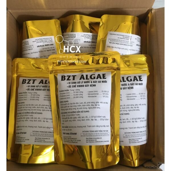 BZT Algae - xử lý tảo - mặt sau